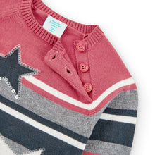 Cargar imagen en el visor de la galería, Vestido tricot estrellas
