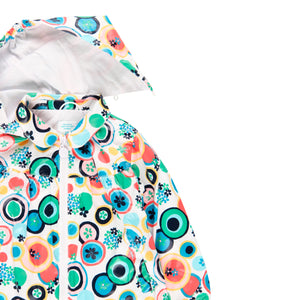 Parka círculos multicolor 2 años