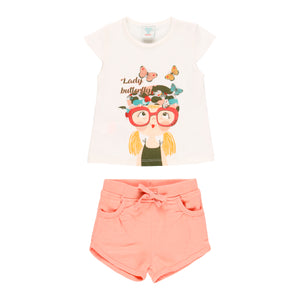 Conjunto short mariposas