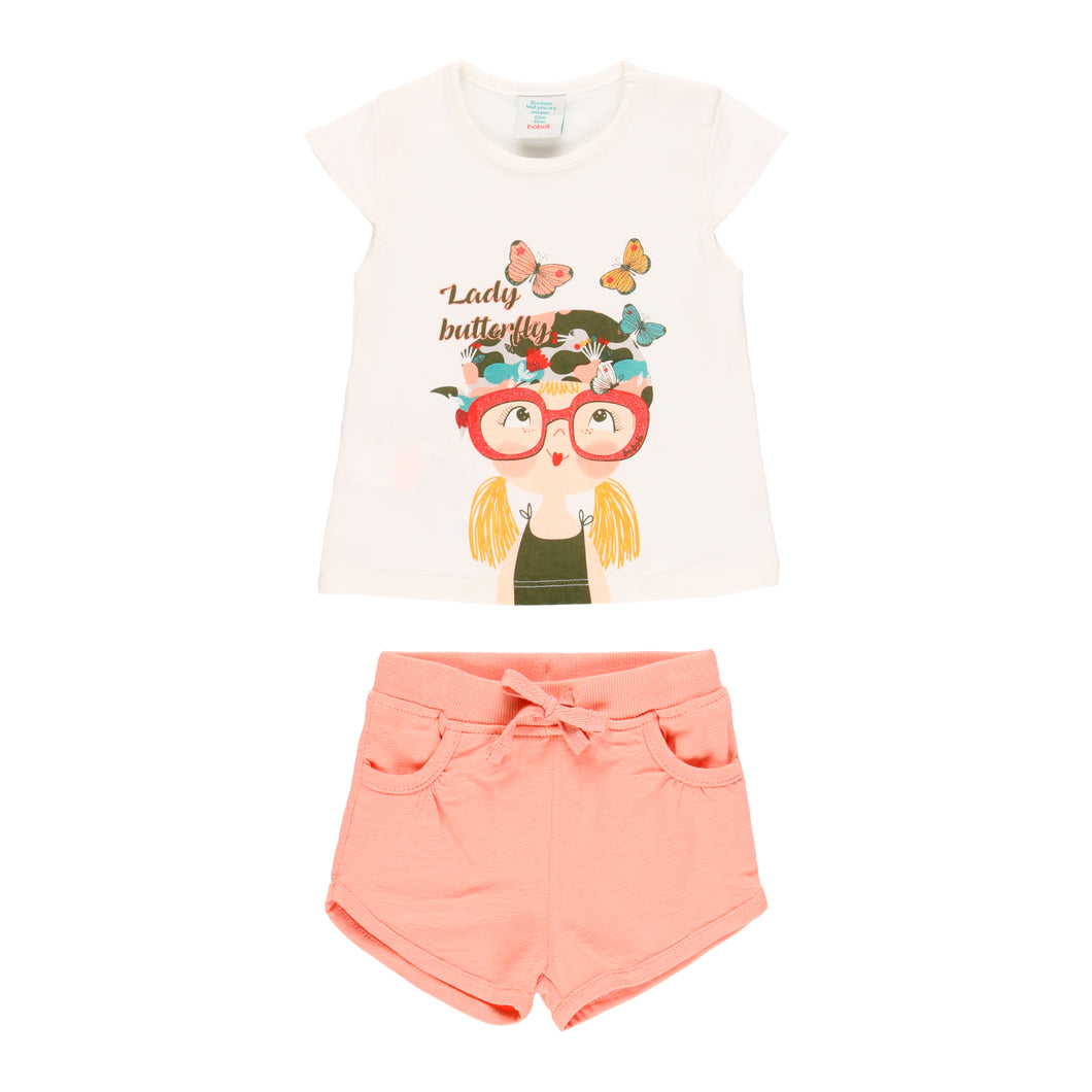 Conjunto short mariposas