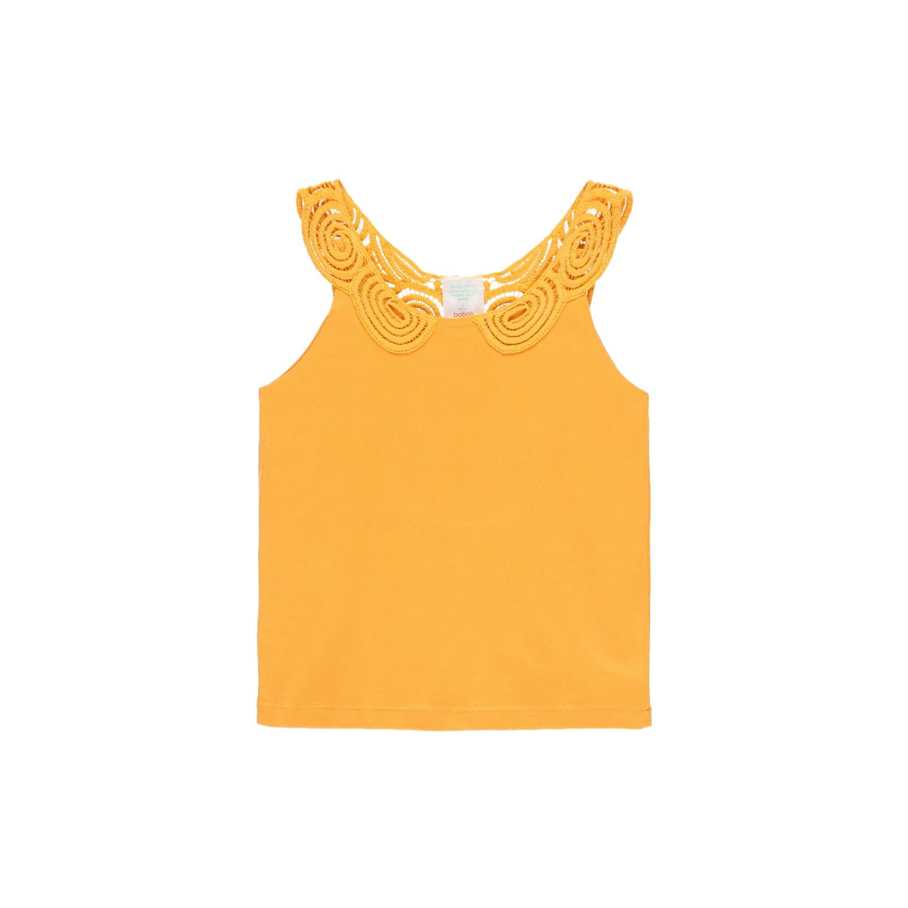 Niña Camiseta Punto Flamé Estampado Naranja | Camisetas Boboli