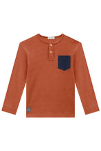 Cargar imagen en el visor de la galería, Polo waffer ocre
