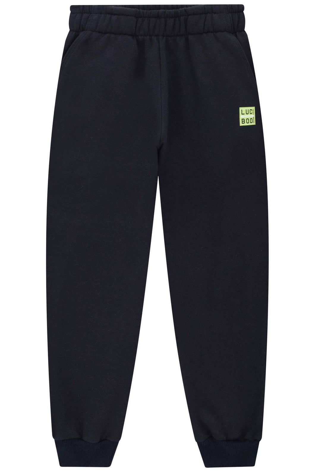 Jogger afranelado negro