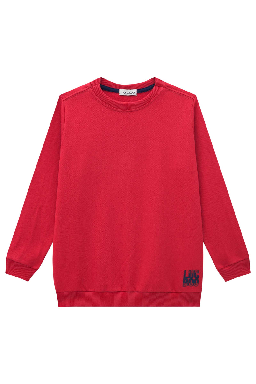 Polera basica afranelada rojo 4 años