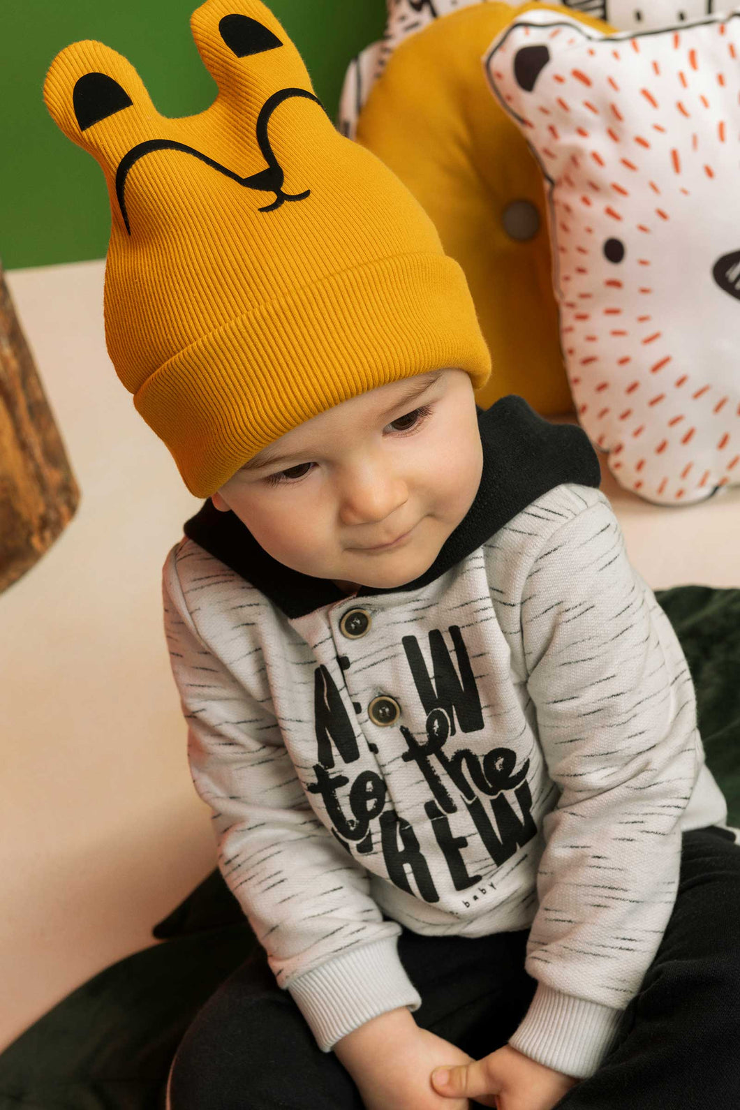 Gorro mostaza