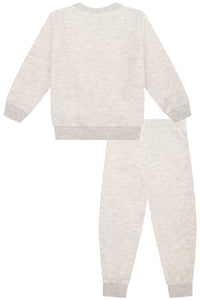Conjunto buzo afranelado osito melange