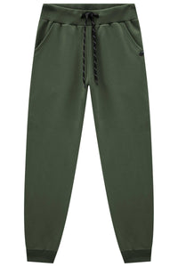 Jogger afranelado verde