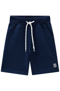 Short french terry azul