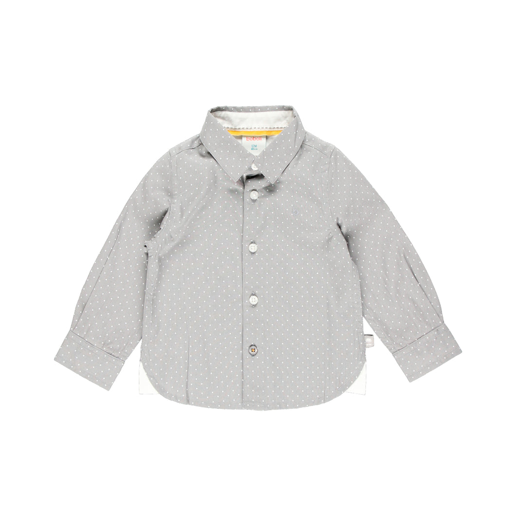 Camisa popelin topos gris