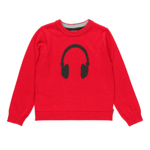 Jersey "headphones" rojo 16 años